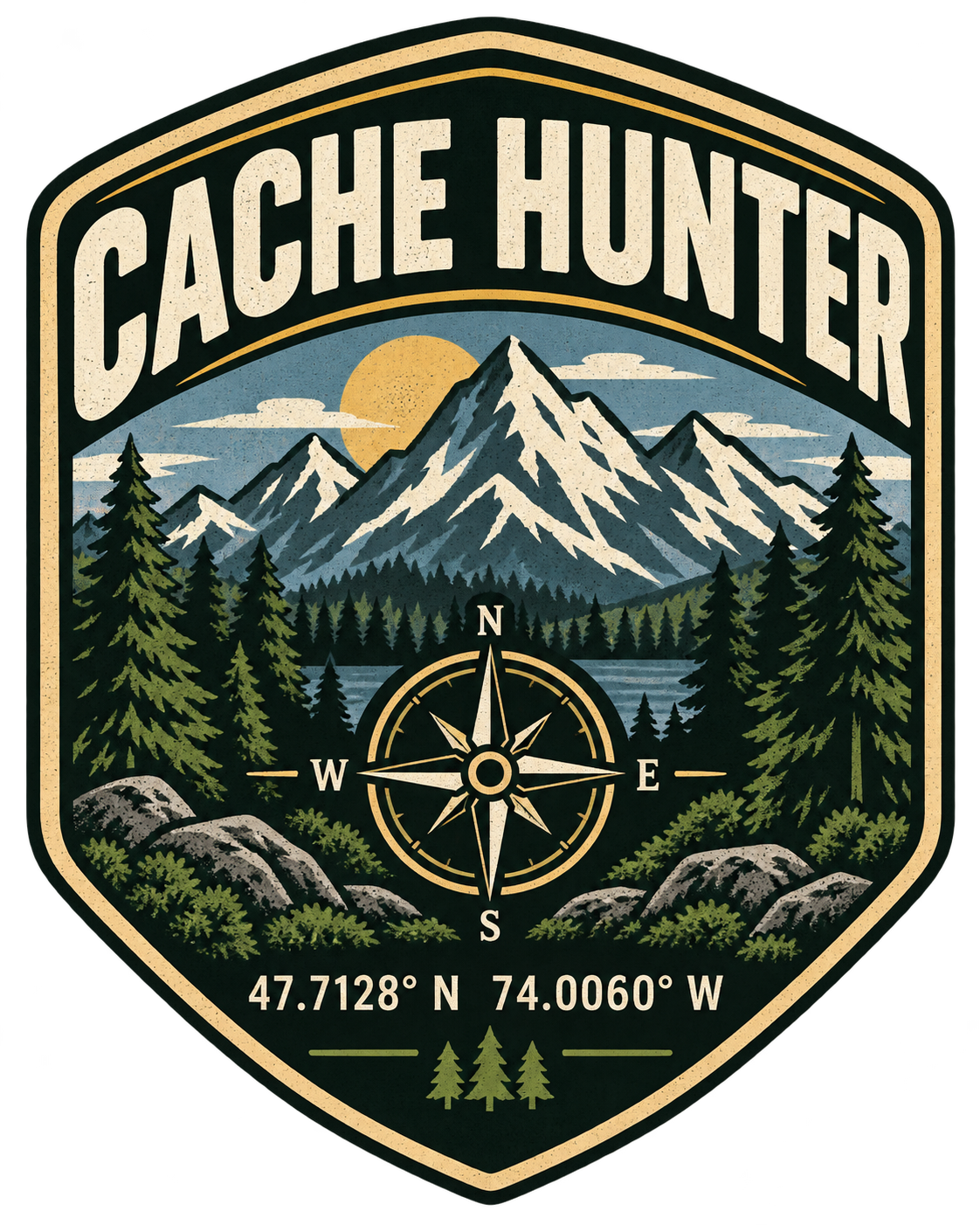 Cache Hunter – Geocaching T-Shirt