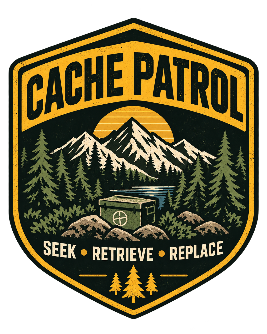 Cache Patrol – Geocaching T-Shirt