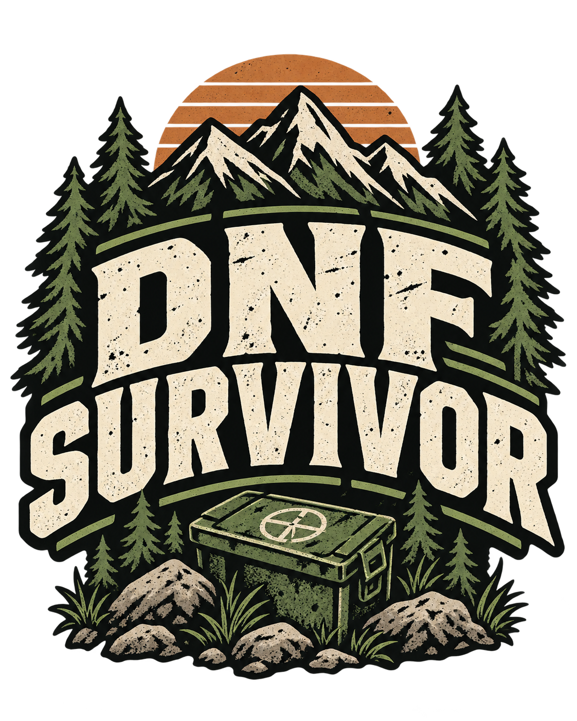 DNF Survivor – Geocaching T-Shirt