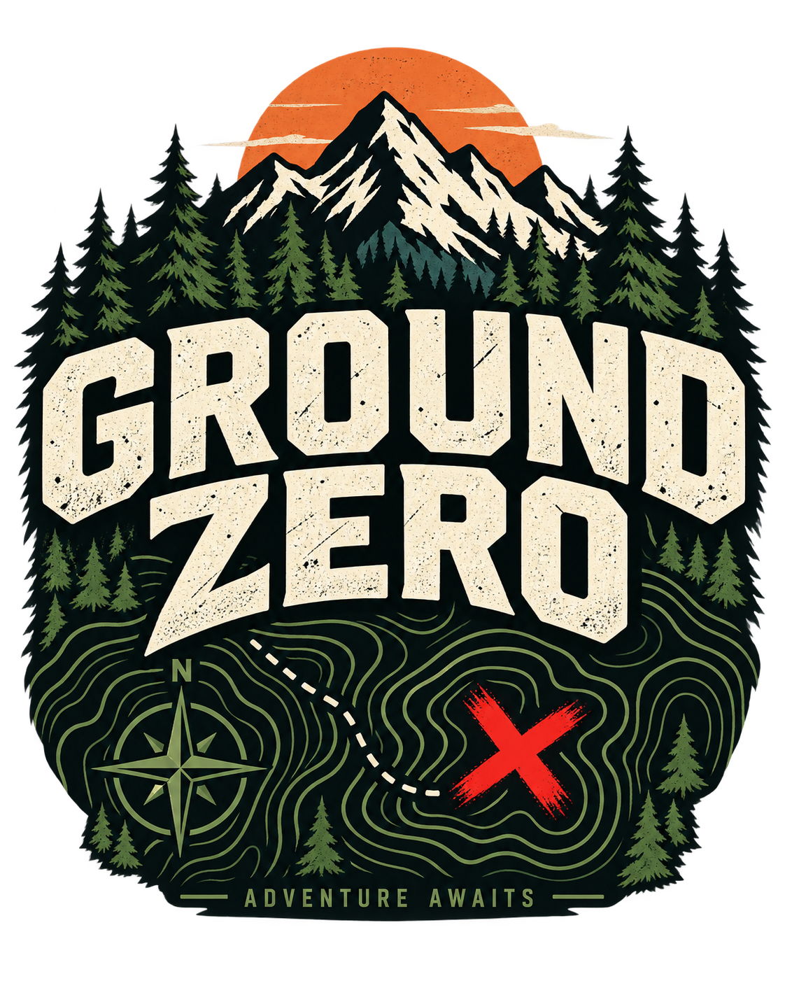 Ground Zero – Geocaching T-Shirt
