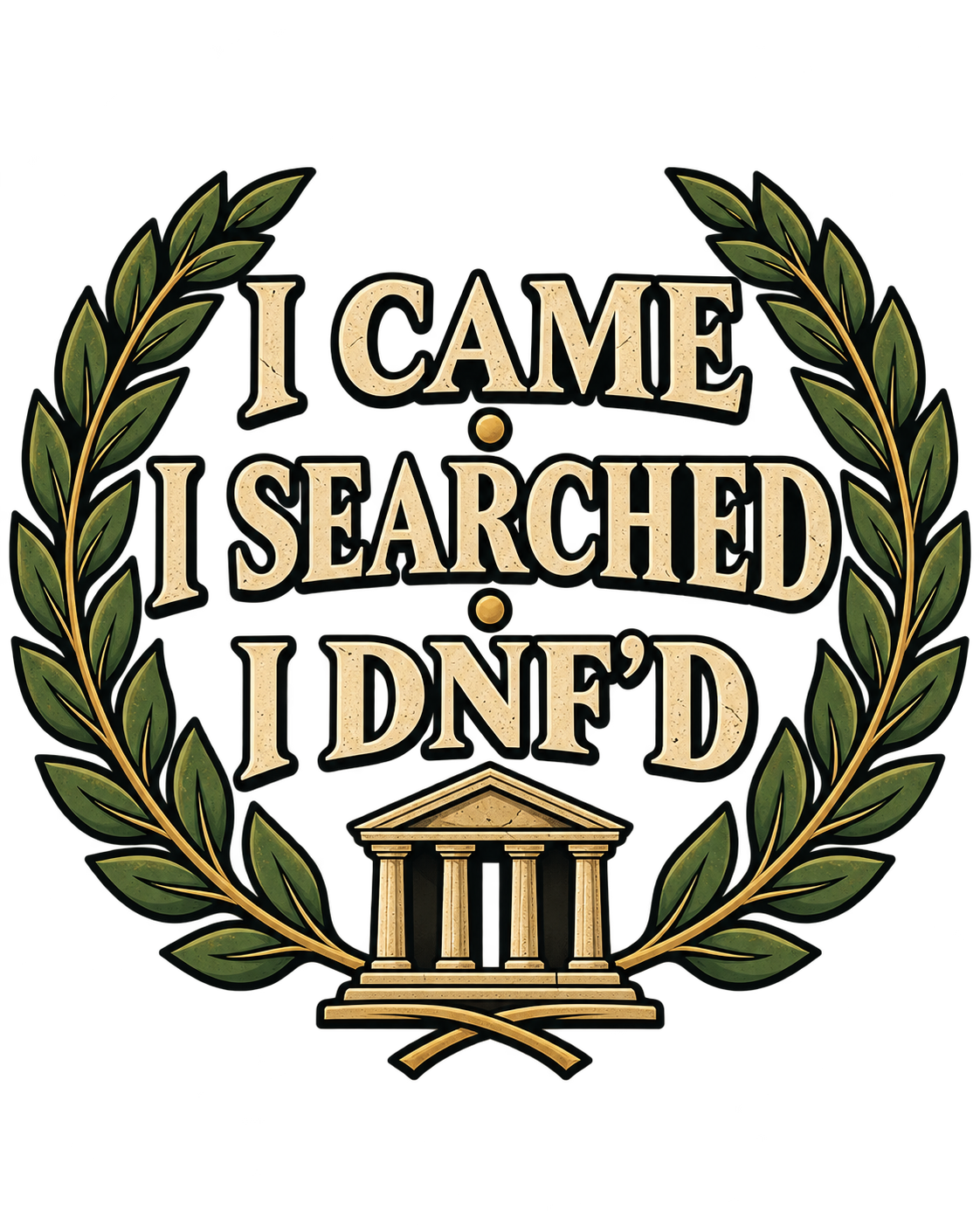I Came, I Searched, I DNF’d – Geocaching T-Shirt