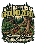 What Happens at Ground Zero – Geocaching T-Shirt